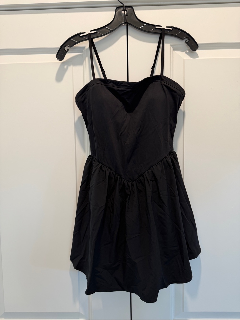 BRAND NEW - HALARA Black Spaghetti-Strap Mini Dress